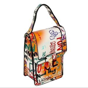 Graffiti Fashion Messenger Crossbody Bag